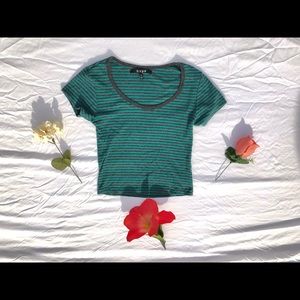 Striped Crop Top